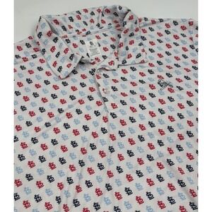 St. Louis Cardinals Men's XL Polyester White MLB Performance‎ Stretch Polo